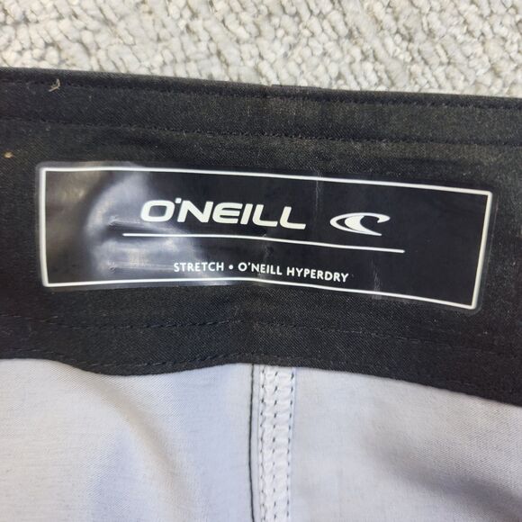 NWT Oneill Mens Lennox Stripe Stretch Boardshorts Hyper Dry Technology Size 30 - Picture 9 of 10